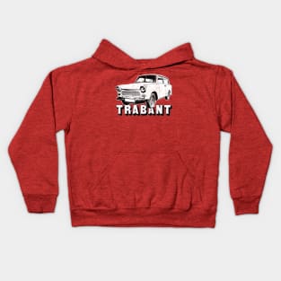 Vintage Style Trabant Design Kids Hoodie